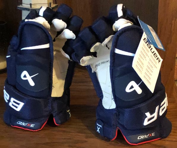 NEW WITH TAGS!  Bauer 3x pro hockey gloves -senior 14”