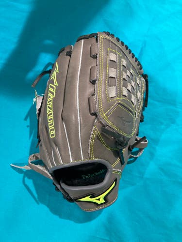 Gray New Mizuno MVP Prime Right Hand Throw Pitcher's Baseball Glove 12"