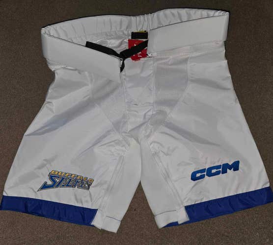 NWT Buffalo Sabres Reverse Retro CCM Ice Hockey Pant Shells Large Pro Stock