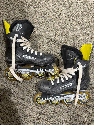 Used Youth Bauer RS Inline Skates Regular Width Size 1