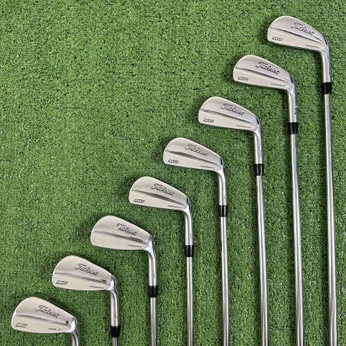 Titleist 718 MB Forged Iron Set 3-PW Project X 5.0 Regular Flex Right Handed