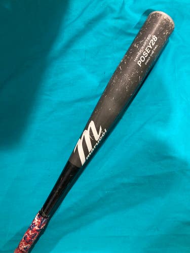 Used Marucci Posey Pro Metal Bat BBCOR Certified (-3) Alloy 27 oz 30"