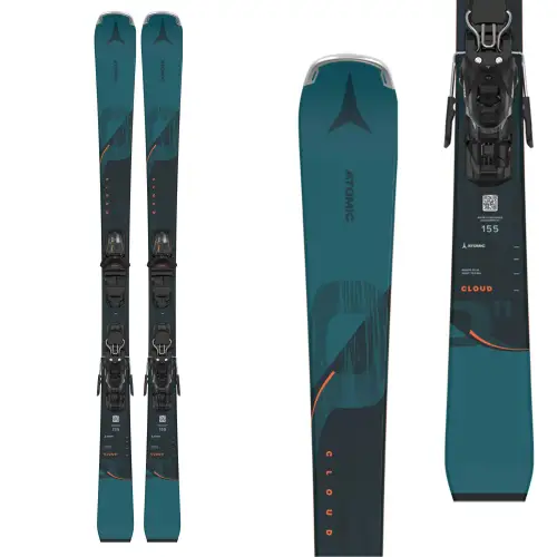 New 2023 Atomic Cloud Q11 Revo skis with bindings, Size: 164