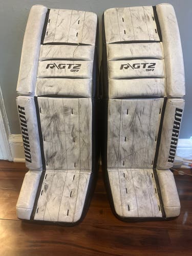 Used  Warrior  Ritual GT2 Goalie Leg Pads