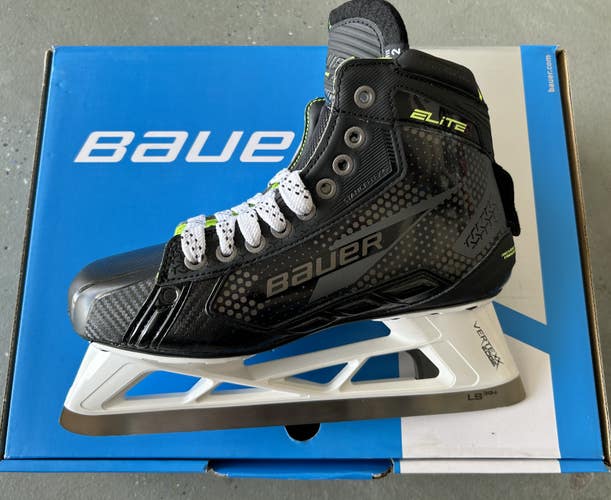 New Senior Bauer Elite Hockey Goalie Skates 8 Fit 2