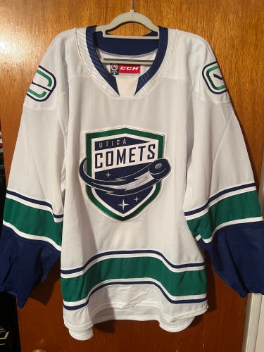 Utica Comets Team Issued Away Blank Jersey Size 58