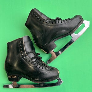 Black Used SP-TERI Figure Skates Adult 5