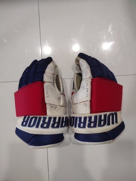 Warrior Alpha QX Gloves 15" NY Rangers Pro Stock