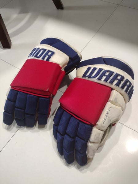 Warrior Alpha QX Gloves 15" NY Rangers Pro Stock