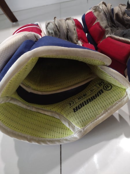 Warrior Alpha QX Gloves 15" NY Rangers Pro Stock