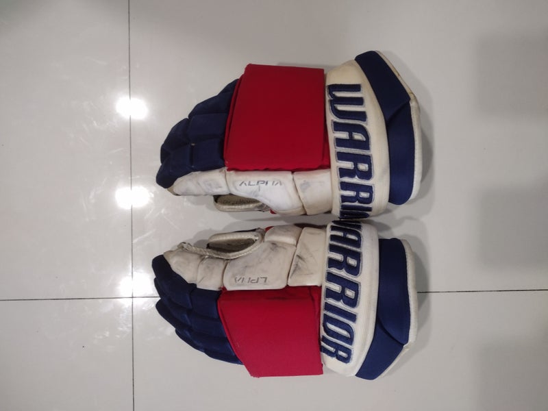 Warrior Alpha QX Gloves 15" NY Rangers Pro Stock