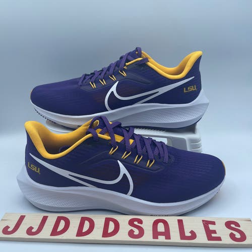 Nike Air Zoom Pegasus 39 LSU Tigers White Purple DR1968-500 Men’s Sz 8 NEW