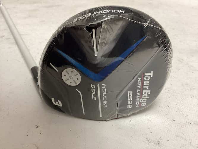 Used Tour Edge Hot Launch E522 Houdini Sole 3 Wood Regular Flex Graphite Shaft Fairway Wood