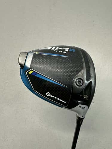 Used Taylormade Sim 2 Max 9.0 Degree Regular Flex Graphite Shaft Drivers