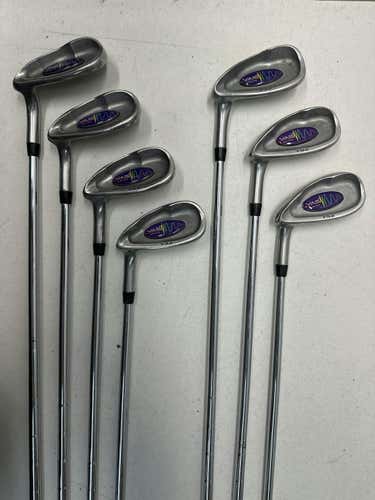 Used Cleveland Vas Lh Womans Iron Set 4i-pw Regular Flex Steel Shaft Iron Sets