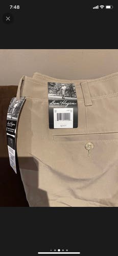 Ben hogan Khaki Performance Stretch Golf pants 42X30