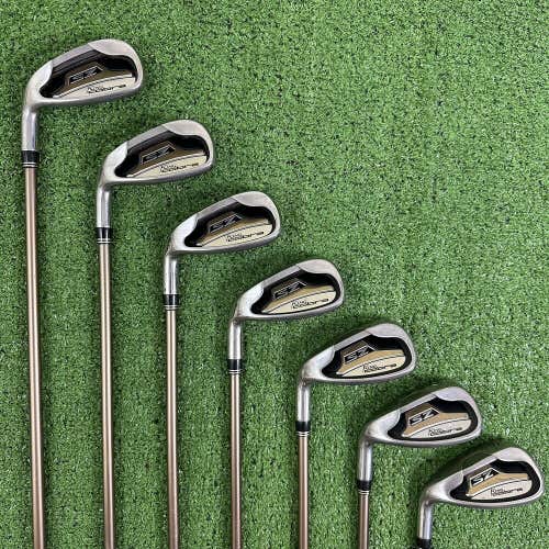 King Cobra SZ Iron Set 5-PW GW SW No 6 Iron Aldila DVS Senior A Flex Left Handed