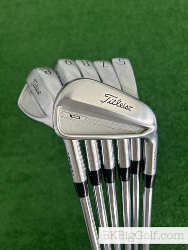 Titleist T100 Forged 2024 Iron Set 5-P / True Temper AMT Black Stiff