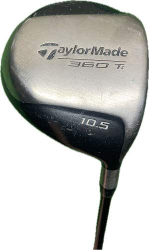 TaylorMade 360 Ti 10.5° Driver Ultralite R-80 Regular Flex Graphite RH 45”L