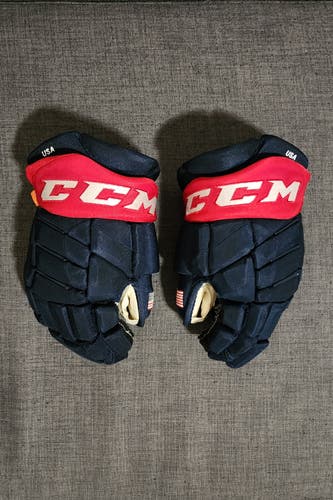 CCM HGPJS Jetspeed FT1 13" Team USA Pro Stock Hockey Gloves