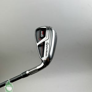 Used RH TaylorMade M6 6 Iron Atmos 6-R Regular Flex Graphite Golf Club