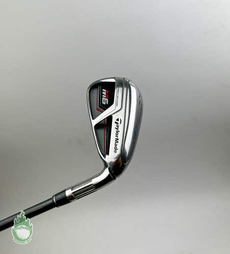 Used RH TaylorMade M6 6 Iron Atmos 6-R Regular Flex Graphite Golf Club