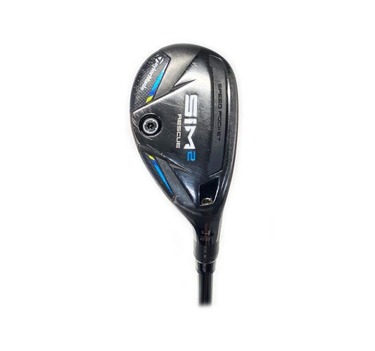 TaylorMade Sim2 Rescue 22* 4 Hybrid Graphite Tensei Raw Blue 70HY Regular Flex