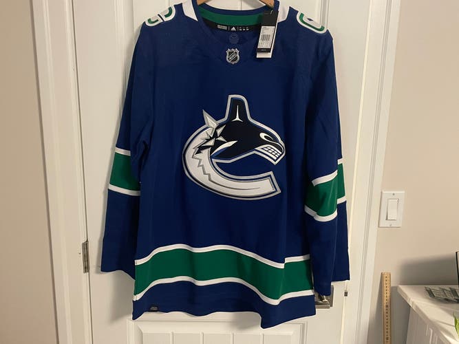 NEW Official Adidas Vancouver Canucks Primegreen Jersey Size 54 XL