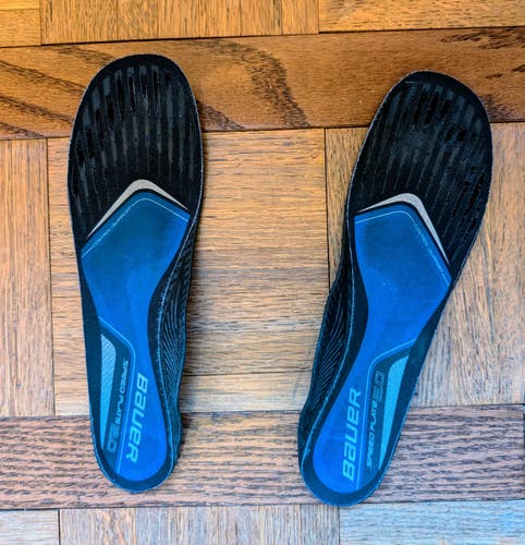 Used Junior Bauer Speed Plate 2.0 Hockey Skate Insoles Regular Width Size 3
