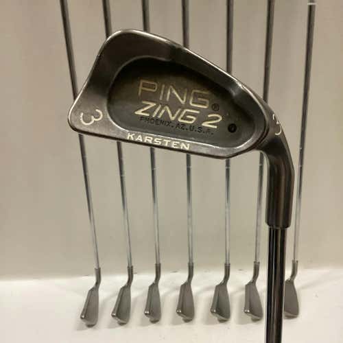 Used Ping Zing 2 3i-pw Regular Flex Steel Shaft Iron Sets