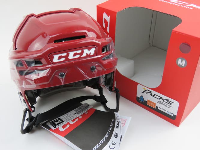 CCM Tacks 910 Harvard University NCAA Pro Stock Hockey Player Helmet Medium NWT