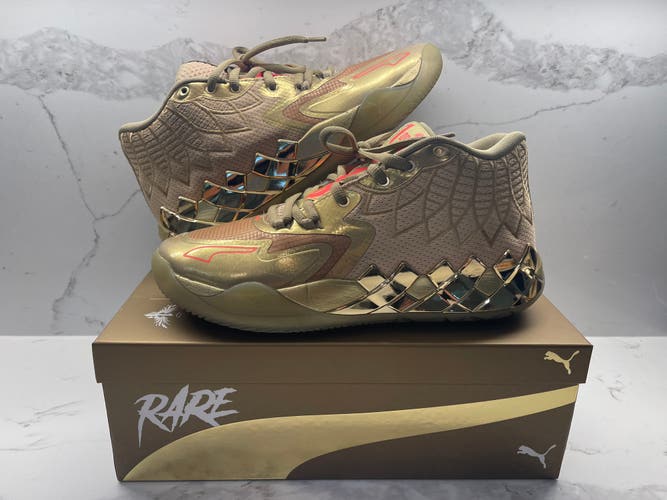 Puma MELO “GoldenChild” basketball shoes