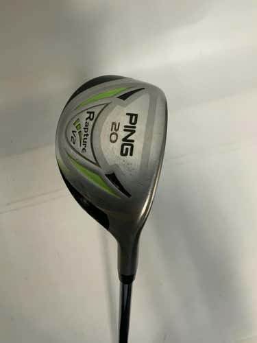 Used Ping Rapture V2 20 3 Hybrid Stiff Flex Steel Shaft Hybrid Clubs