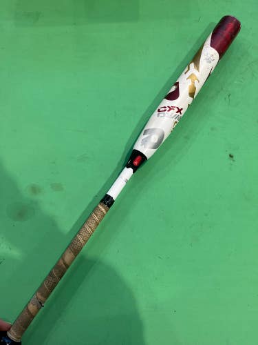 White Used 2018 DeMarini CFX Bat (-10) Composite 23 oz 33"