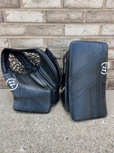 Used Senior Warrior Ritual G6 E+ Goalie Glove & Blocker