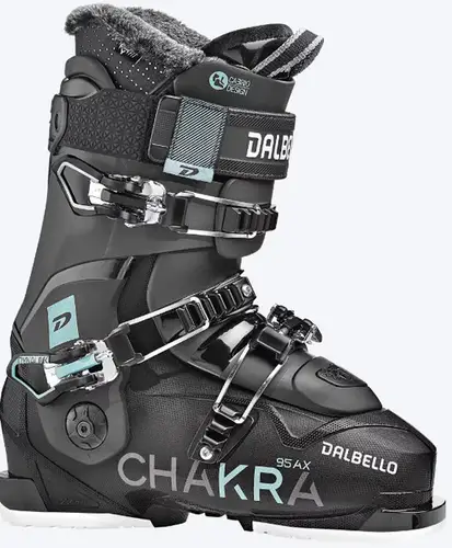 New Women's Dalbello All Mountain Chakra Ski Boots Medium Flex 24.5