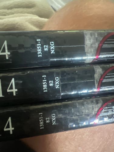 NCAA College Hockey Bauer Hockey Pro Stock Sticks