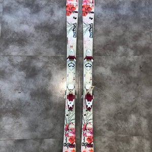 Used Kid's 130cm Rossignol Fun Girl Skis With Bindings