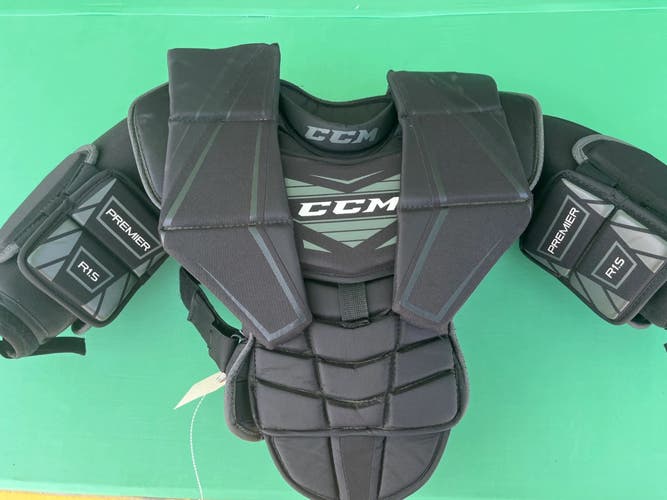 Used Junior Small / Medium CCM Premier R1.5 Goalie Chest Protector