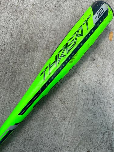 Used Kid Pitch (9YO-13YO) 2019 Rawlings Threat Bat USABat Certified (-12) Composite 16 oz 28"