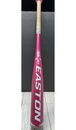 Used 2022 Easton Pink Sapphire Bat (-10) Alloy 17 oz 27"