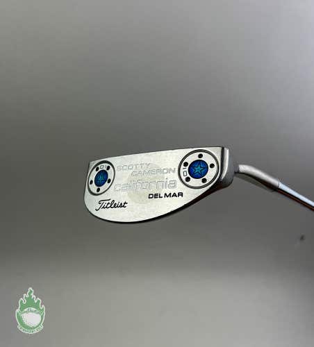 Used Custom Titleist Scotty Cameron California Del Mar 34" Putter Steel Golf