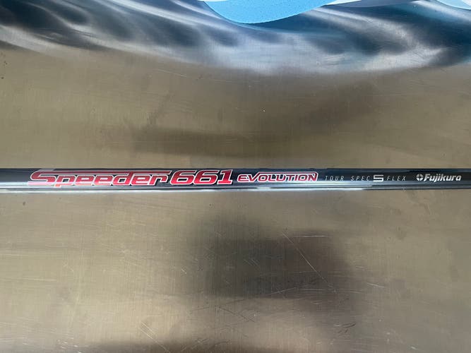 Used Fujikura Speeder Shaft Stiff Flex Graphite Shaft