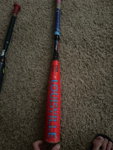 Used 2023 Louisville Slugger USABat Certified Composite 22 oz 30" Select PWR Bat
