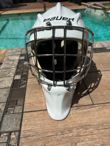 Bauer Profile 950 Goalie Helmet- Senior Small- White
