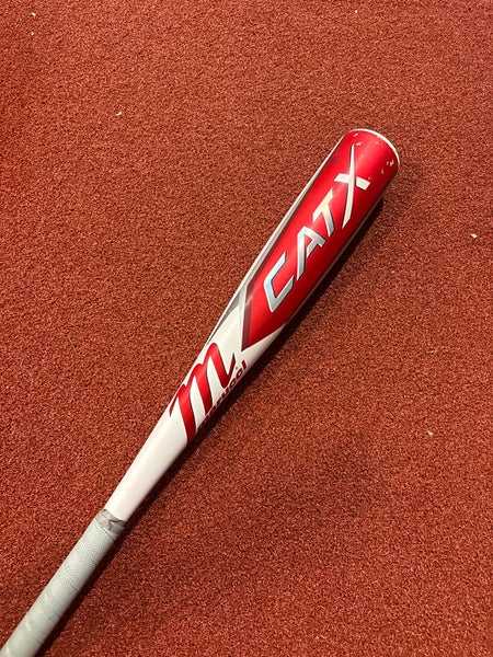 Used Kid Pitch (9YO-13YO) 2023 Marucci CAT X Bat USSSA Certified (-10) Alloy 18 oz 28"