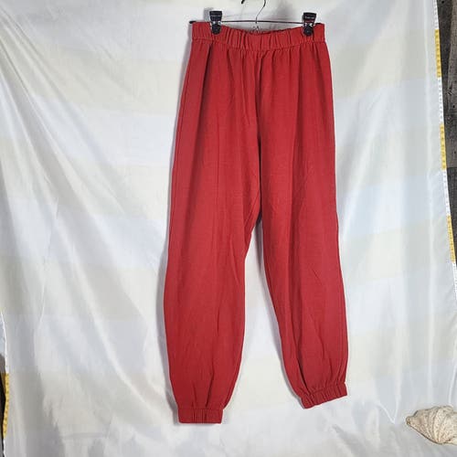 Colsie Apple Red Fleece Lined Cotton Poly No Pocket Jogging Pants Size M