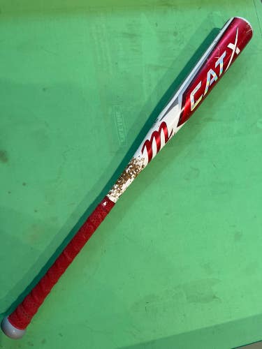 Used 2023 Marucci CAT X Bat BBCOR Certified (-3) Alloy 27 oz 30"