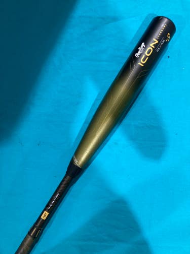 Used Rawlings Icon Bat BBCOR Certified (-3) Composite 30 oz 33"