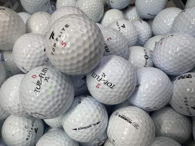 5 Dozen Assorted White Top Flite Near Mint AAAA Used Golf Balls